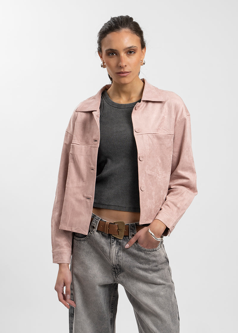 CHAQUETA BÁRBARA rosado