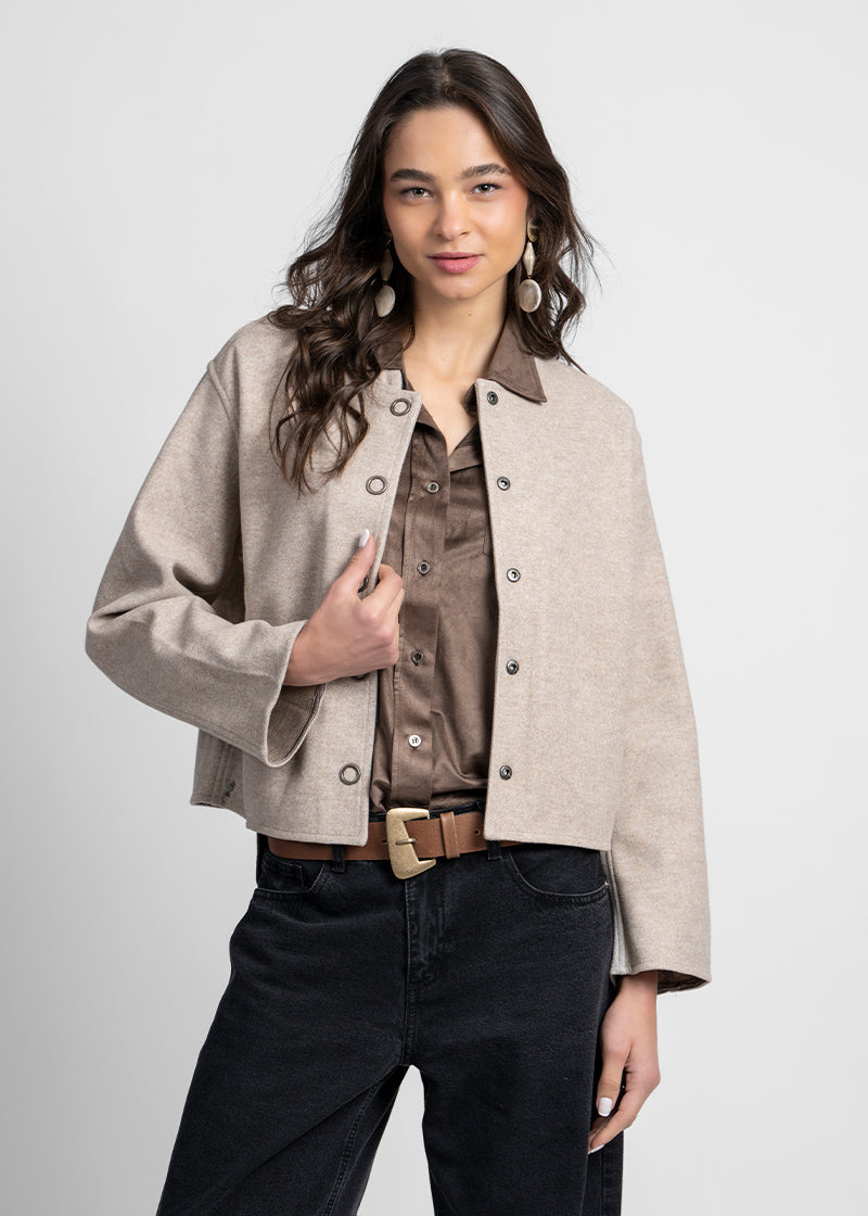 CHAQUETA MANUELA beige