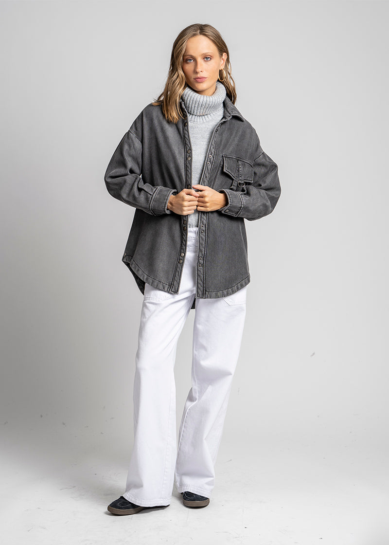 CHAQUETA ROBERTA grafito