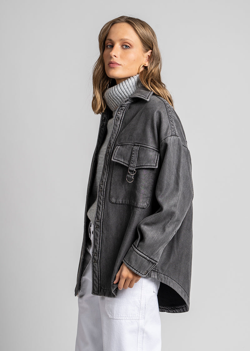 CHAQUETA ROBERTA grafito