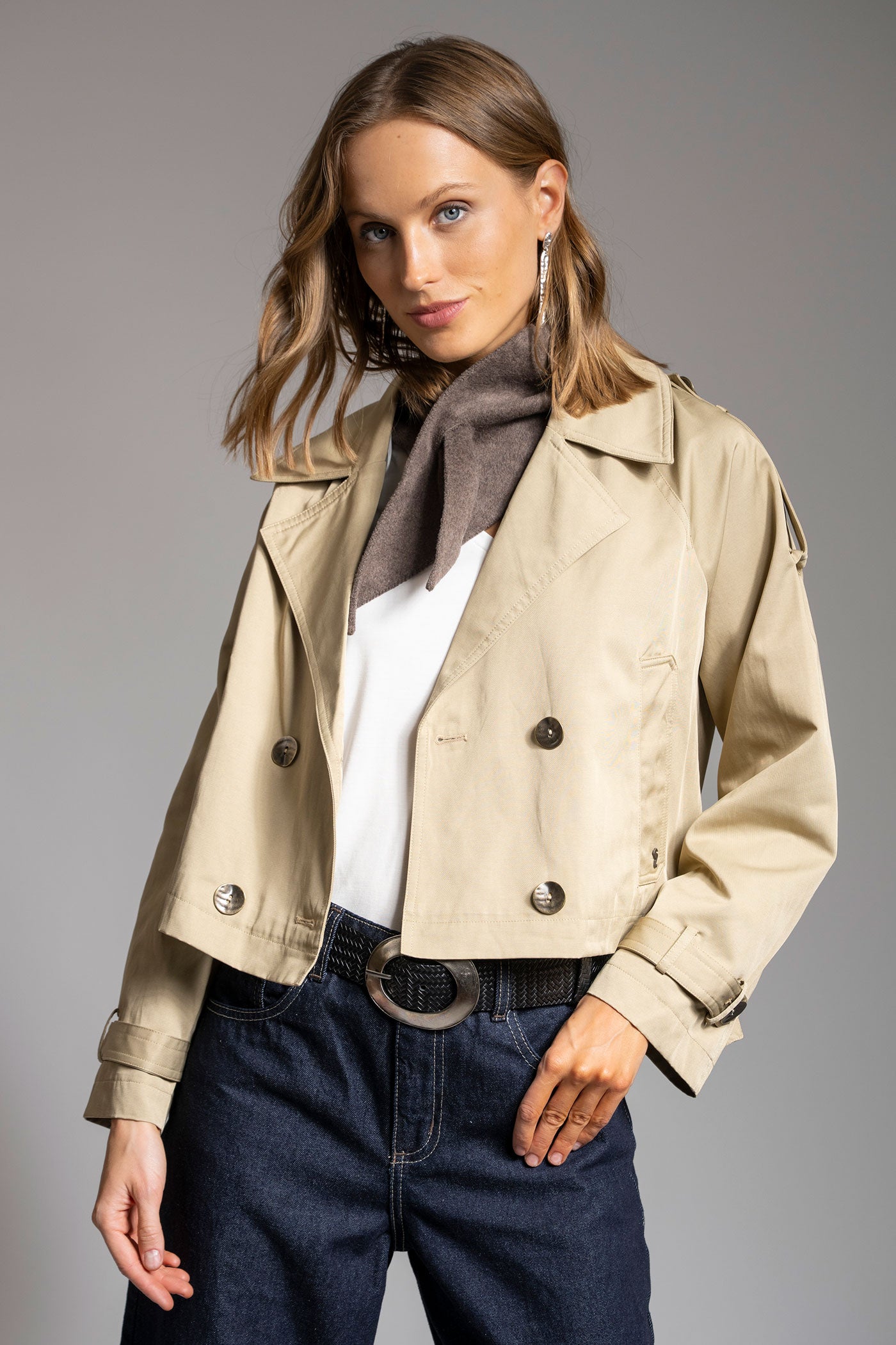 TRENCH CAROLA camel