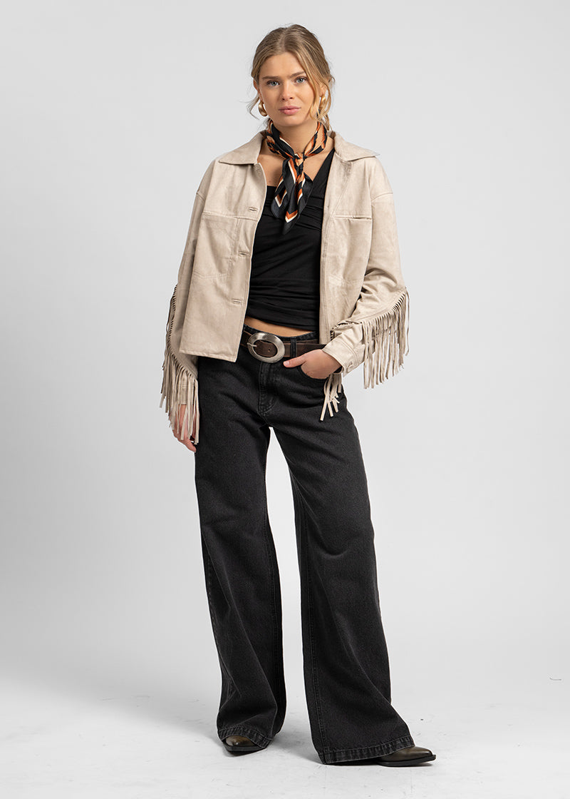 CHAQUETA DANIELA tiza