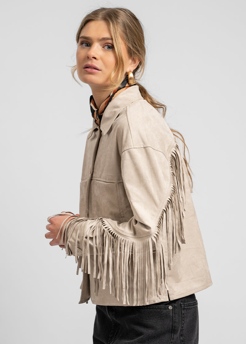 CHAQUETA DANIELA tiza