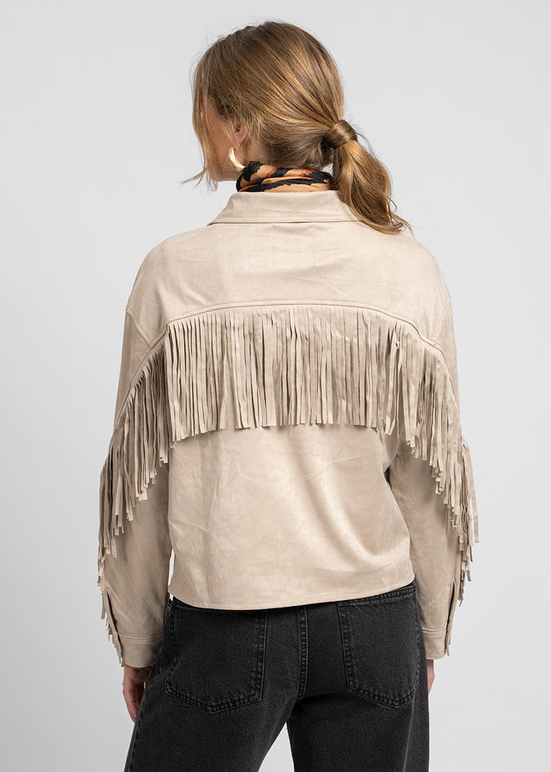 CHAQUETA DANIELA tiza