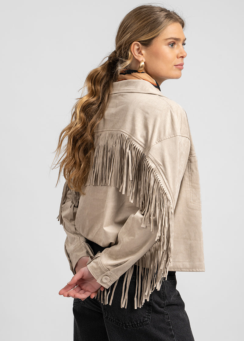 CHAQUETA DANIELA tiza