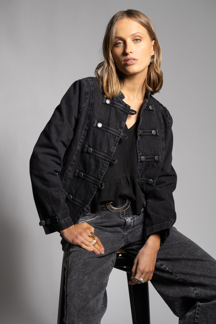 CHAQUETA EMILIA negro