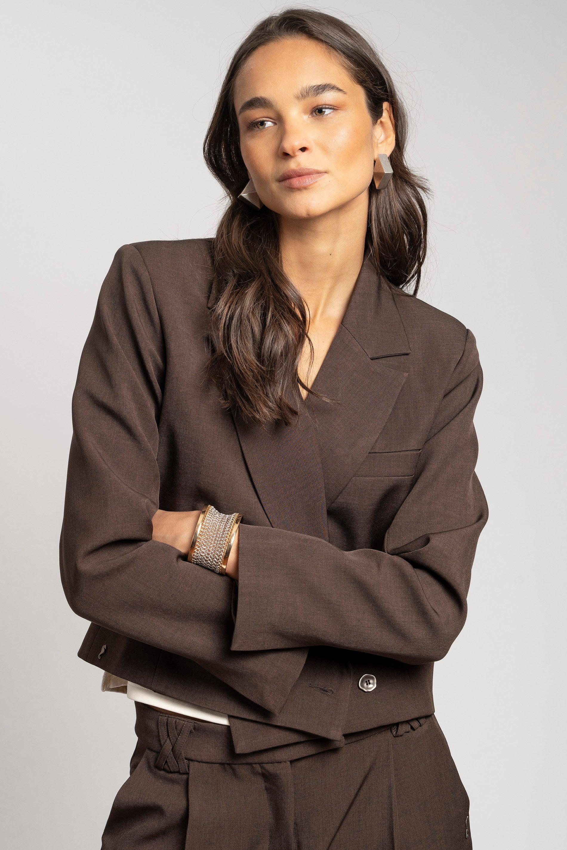 BLAZER LENA chocolate