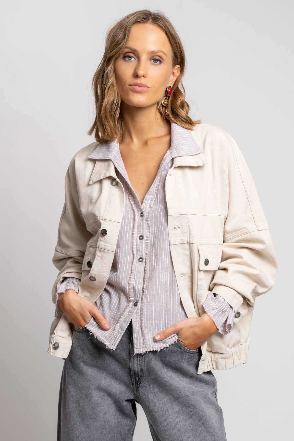 CHAQUETA MANE beige