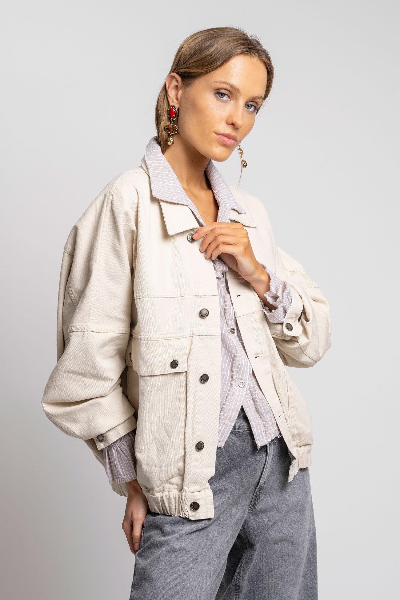 CHAQUETA MANE beige