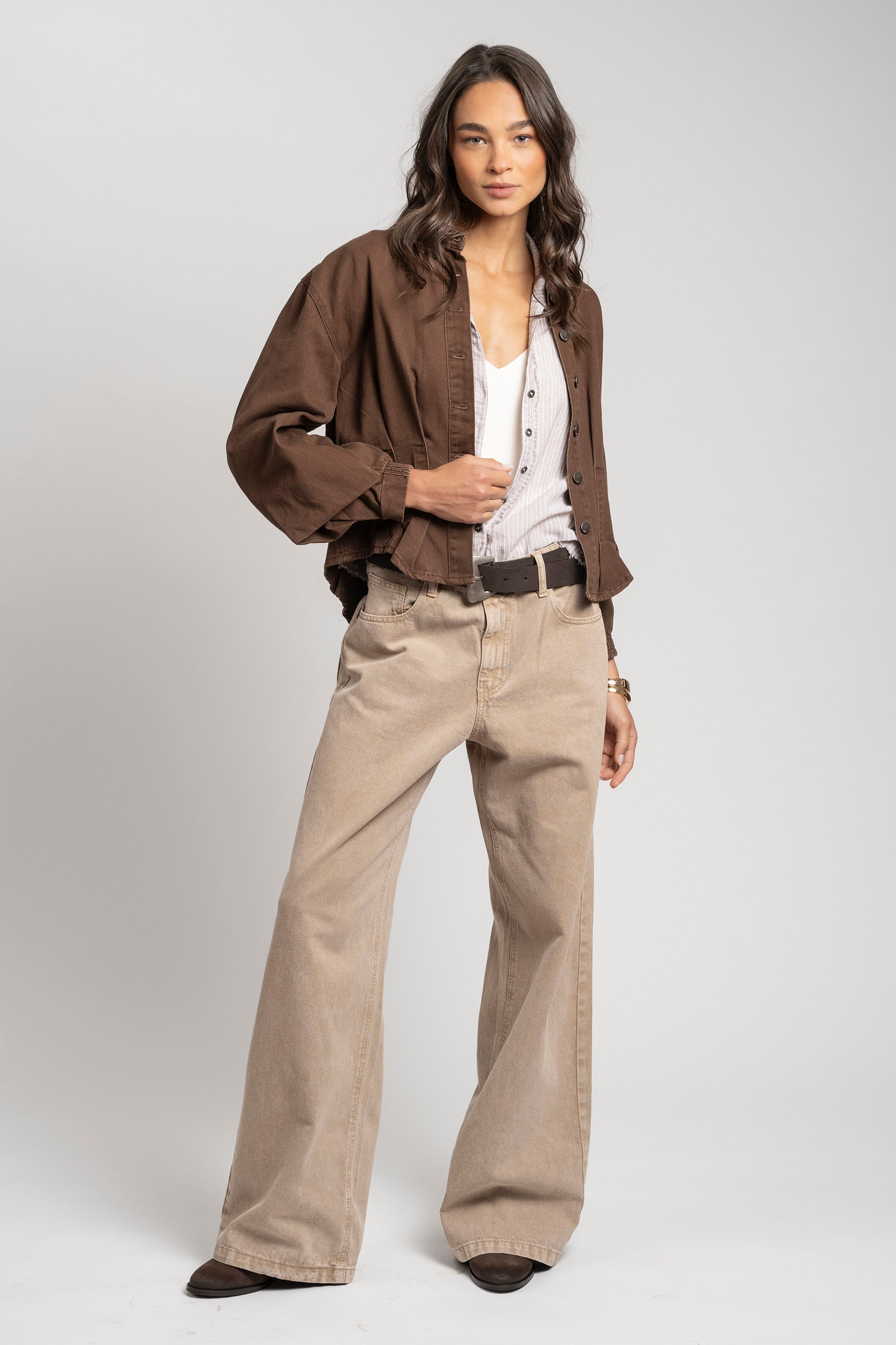 CHAQUETA MARTINA café