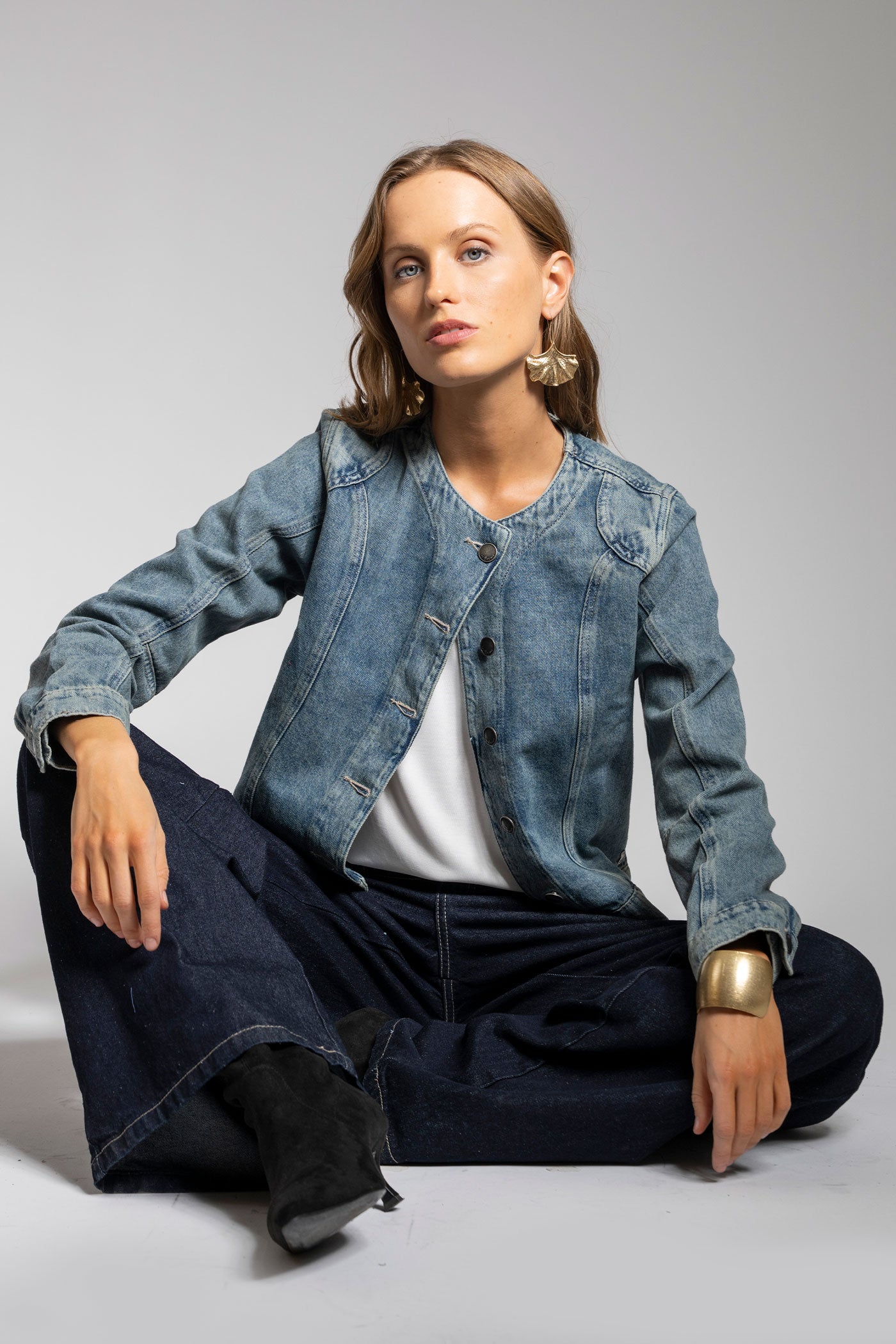 CHAQUETA ROMA celeste