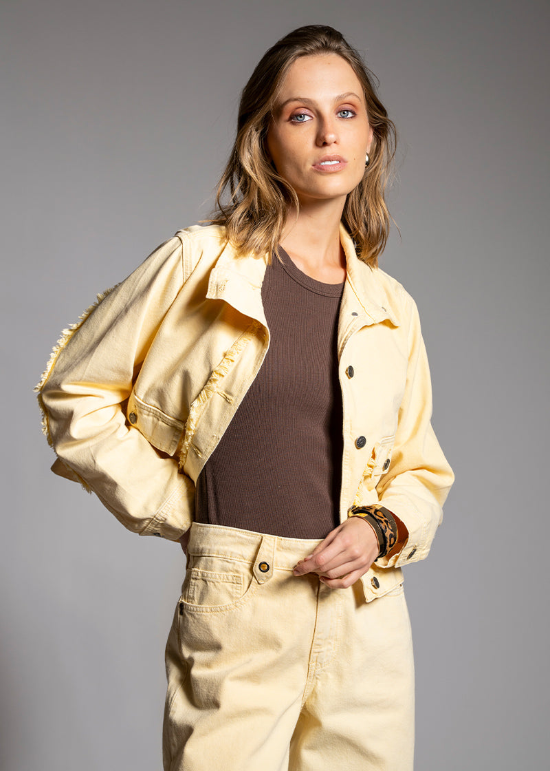 CHAQUETA TESSA amarillo