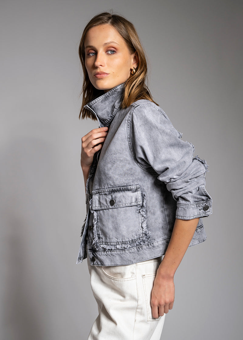 CHAQUETA TESSA gris