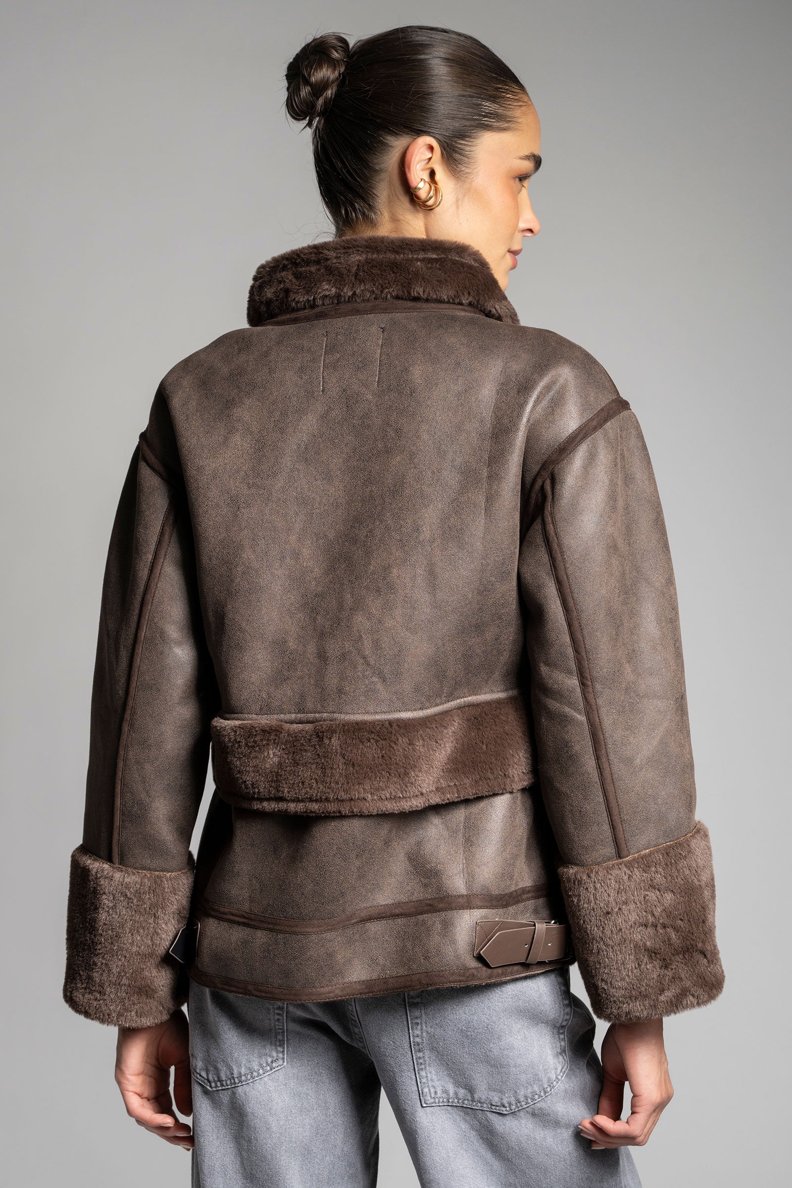 CHAQUETA TITA café