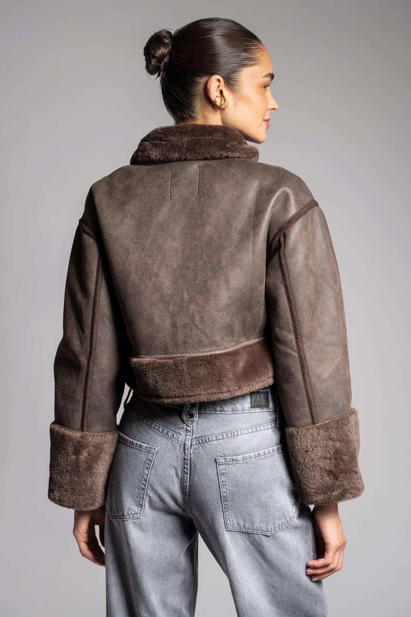 CHAQUETA TITA café