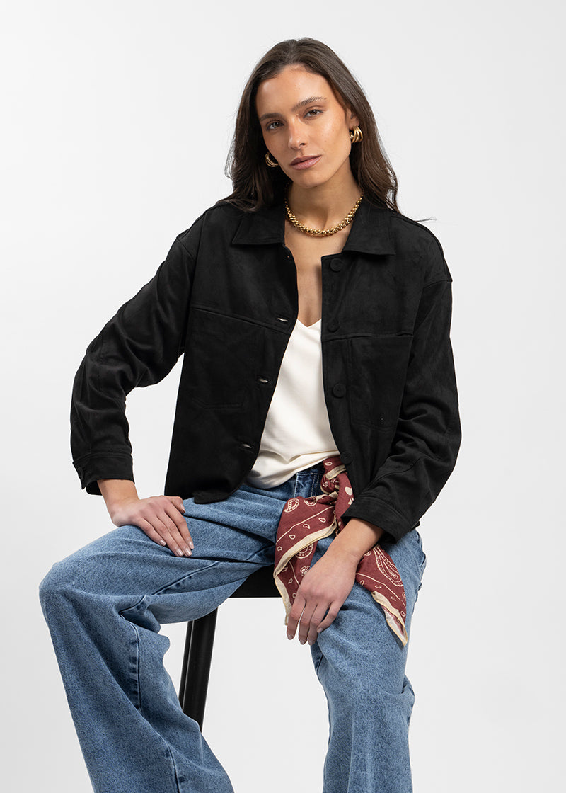 CHAQUETA BÁRBARA negro