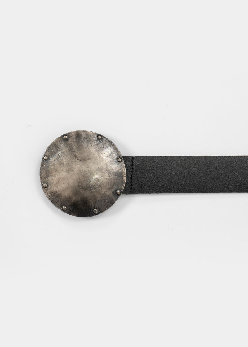 CINTURÓN CUERO ARES negro