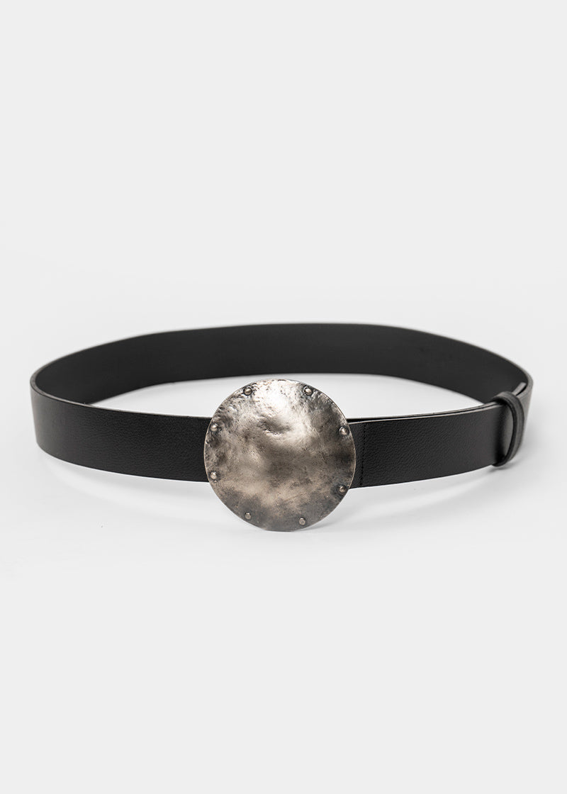 CINTURÓN CUERO ARES negro