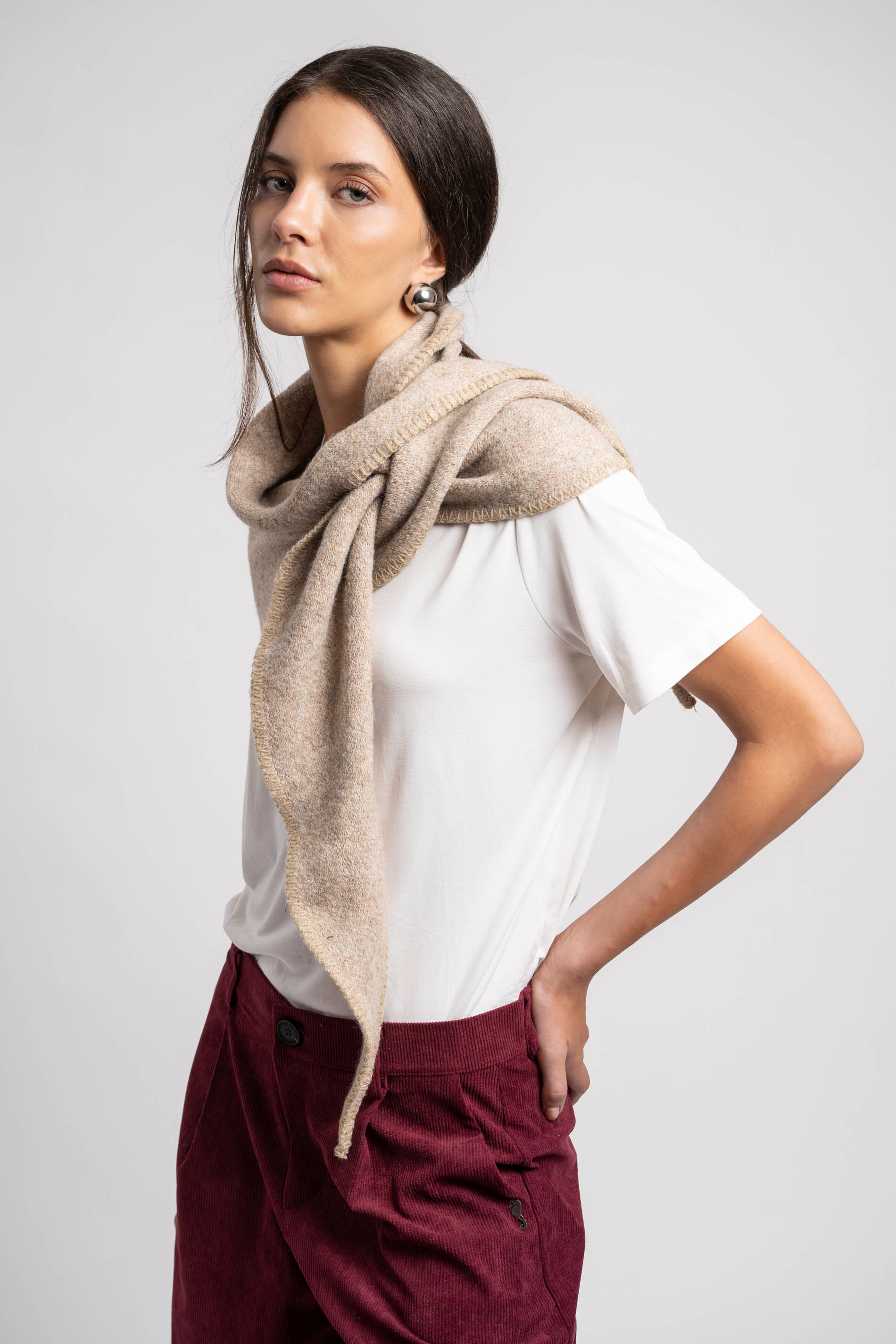 ECHARPE beige