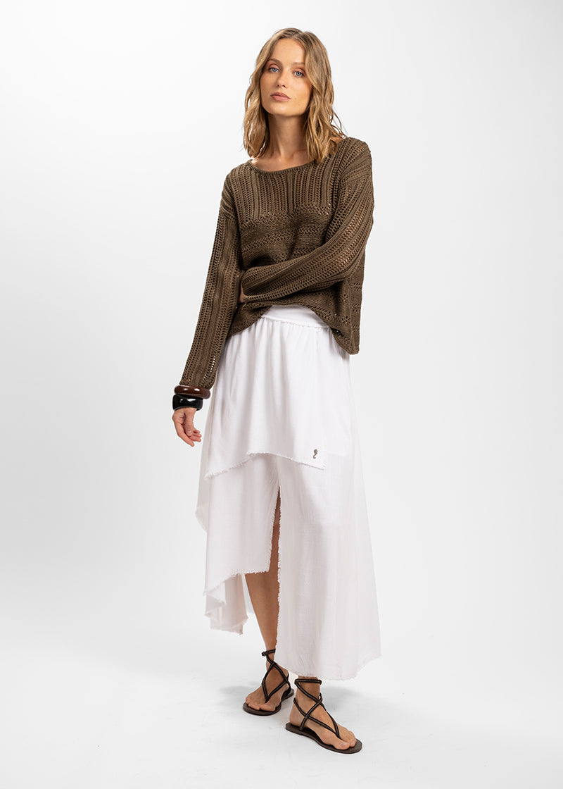 FALDA ESMERALDA blanco