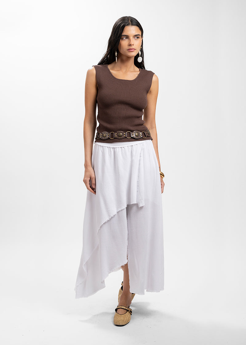 FALDA ESMERALDA blanco