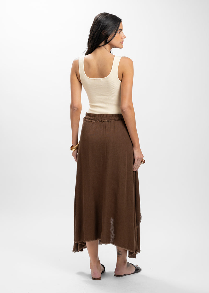 FALDA ESMERALDA café