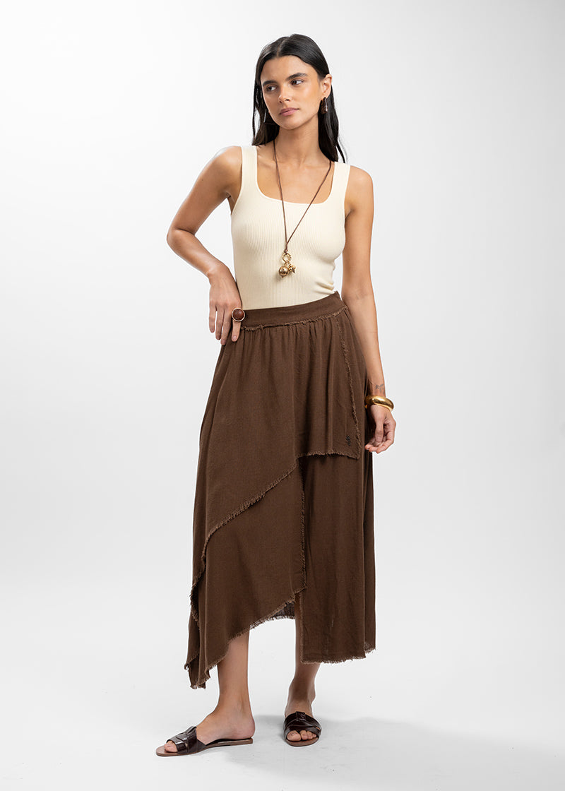 FALDA ESMERALDA café