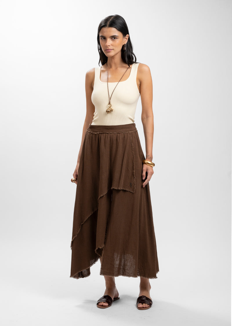 FALDA ESMERALDA café