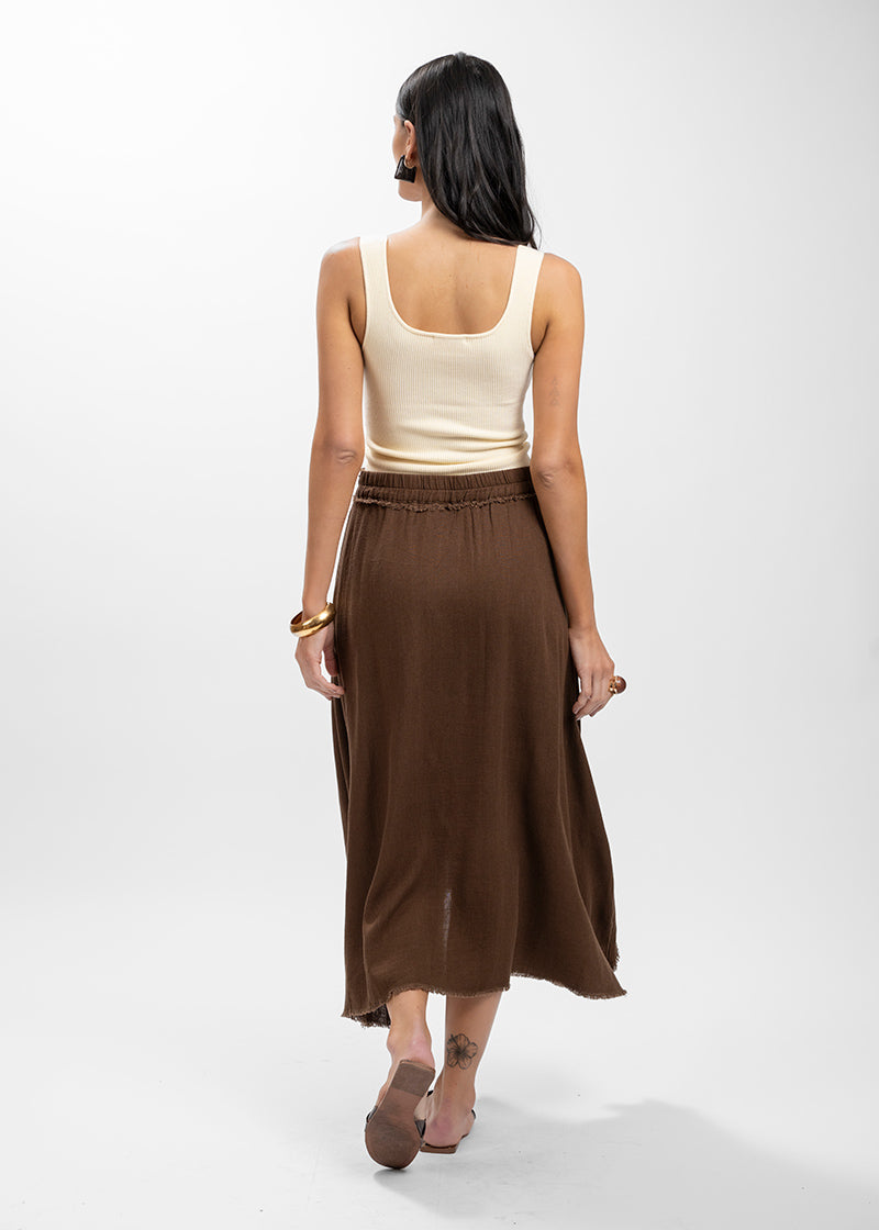 FALDA ESMERALDA café