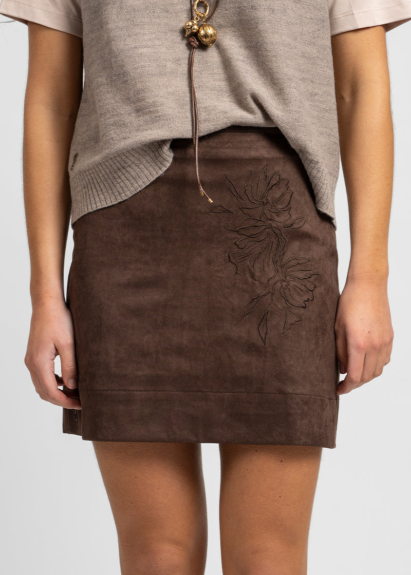 POLLERA FLORENCIA café