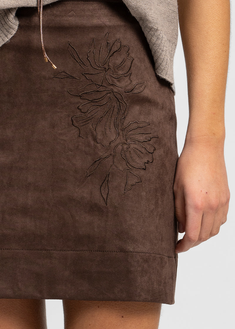 POLLERA FLORENCIA café