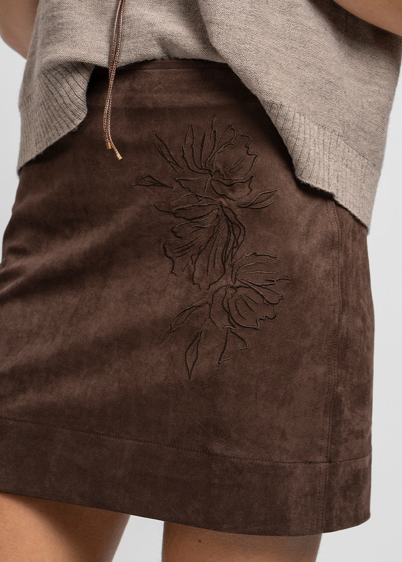 POLLERA FLORENCIA café