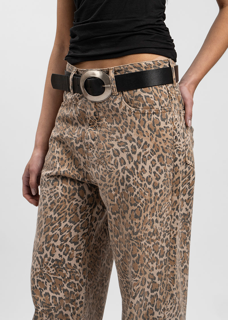 JEANS ADARA animal print