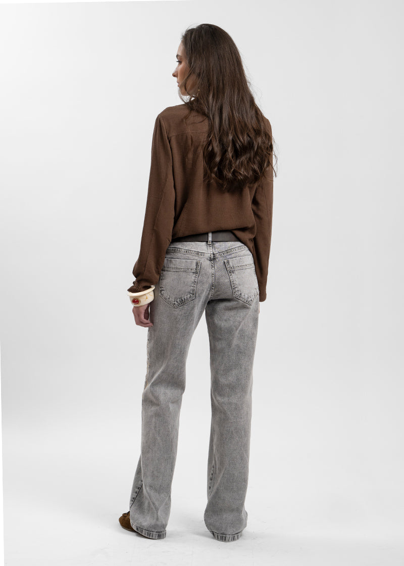 JEANS AMPARO gris oscuro