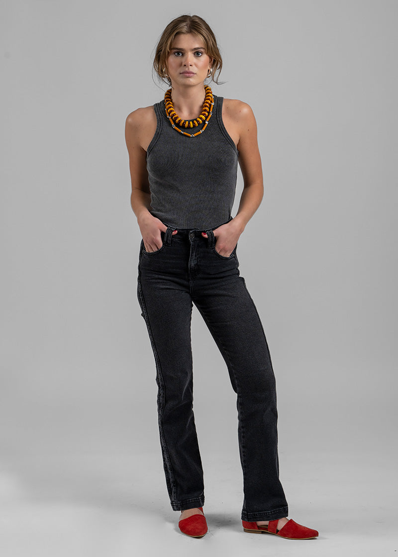 JEANS RECTO TIRO ALTO ANASTASIA marengo