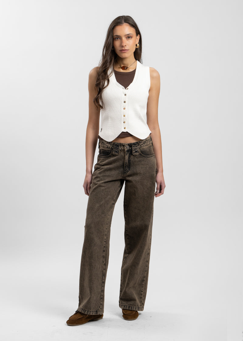 JEANS WIDE LEG TIRO MEDIO JAVIERA marengo