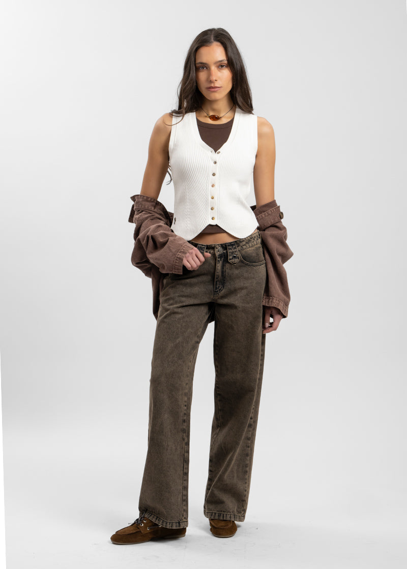 JEANS WIDE LEG TIRO MEDIO JAVIERA marengo