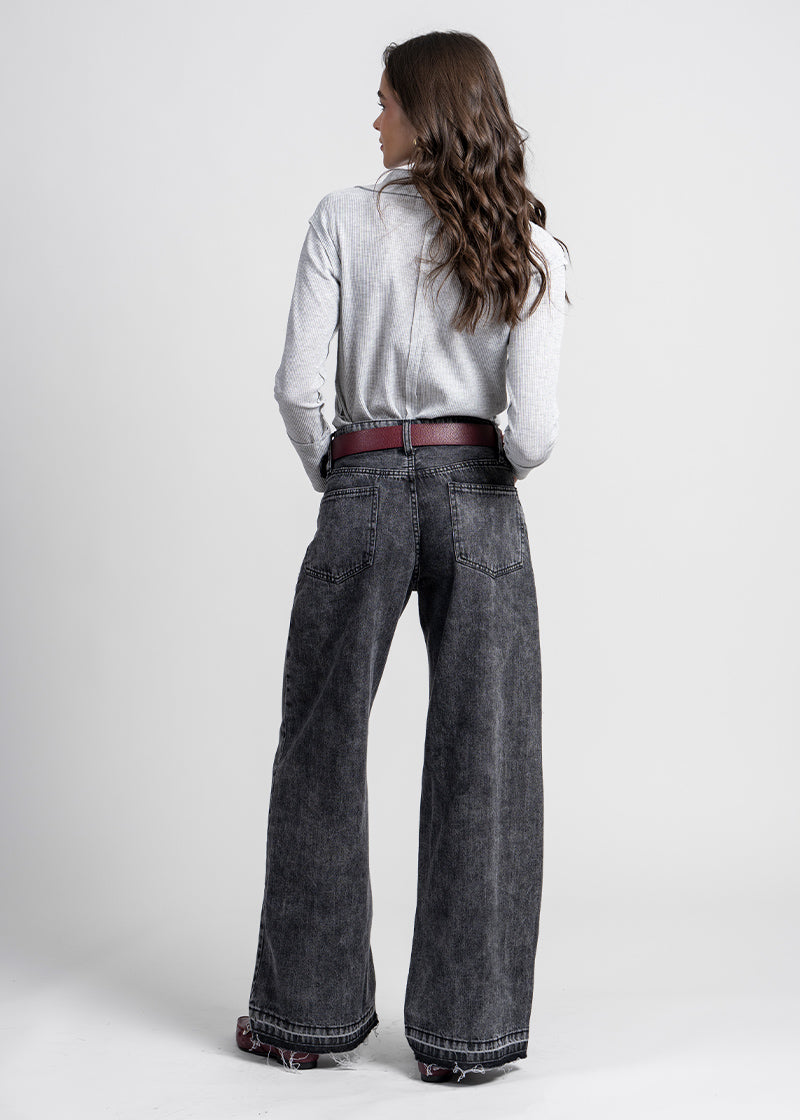 JEANS WIDE LEG TIRO ALTO JOSEFA B marengo