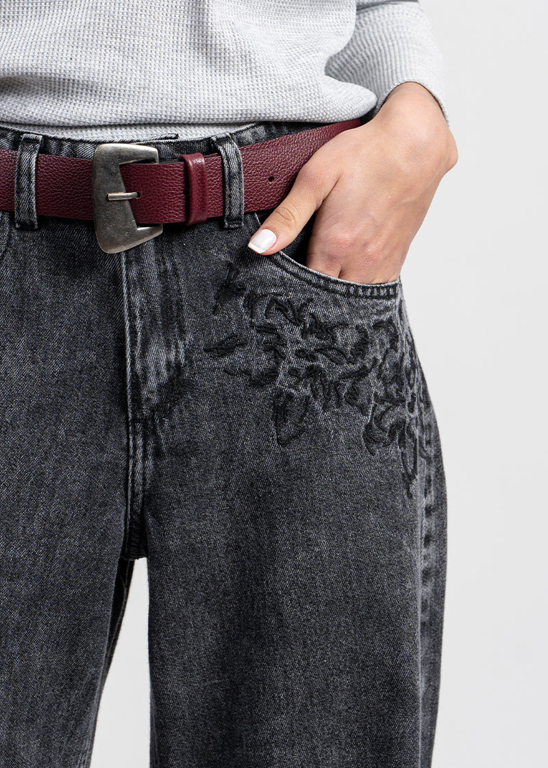 JEANS WIDE LEG TIRO ALTO JOSEFA B marengo