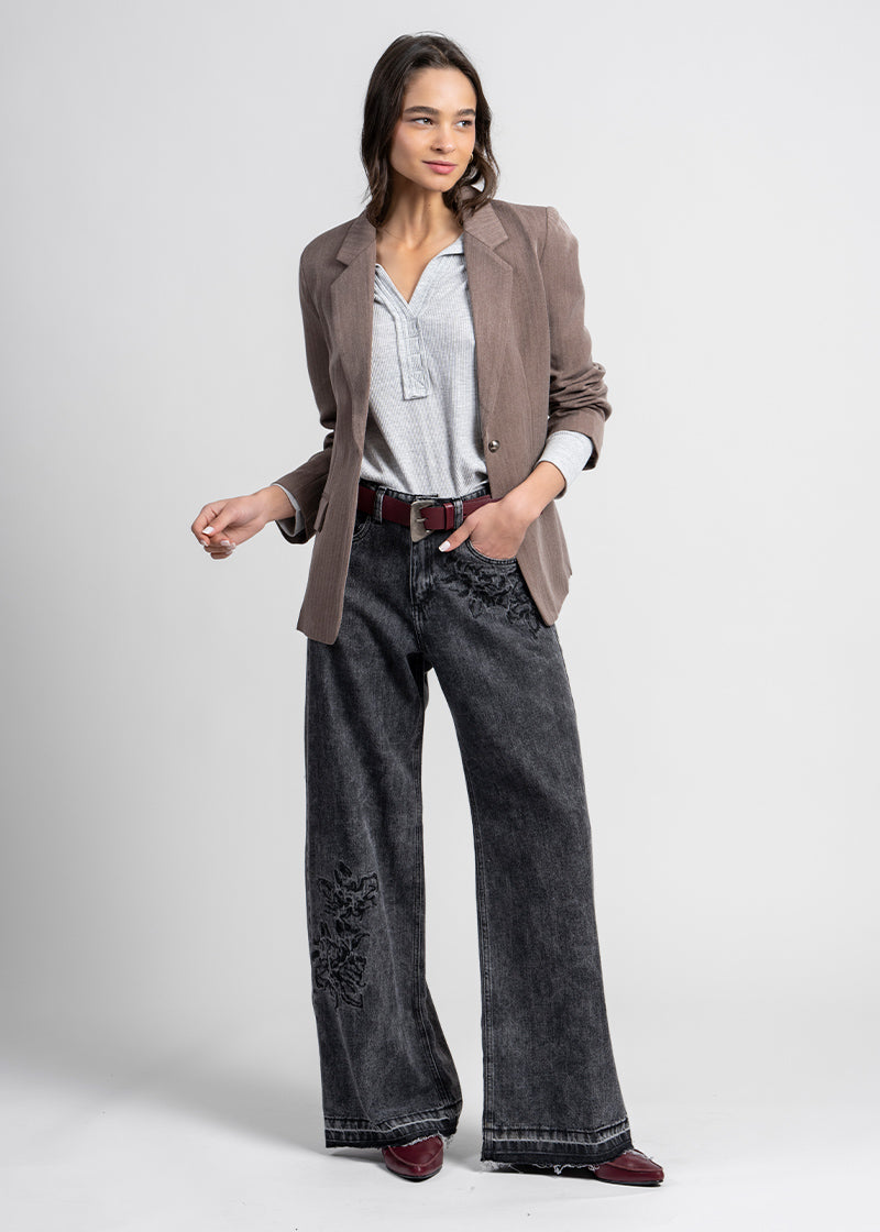 JEANS WIDE LEG TIRO ALTO JOSEFA B marengo