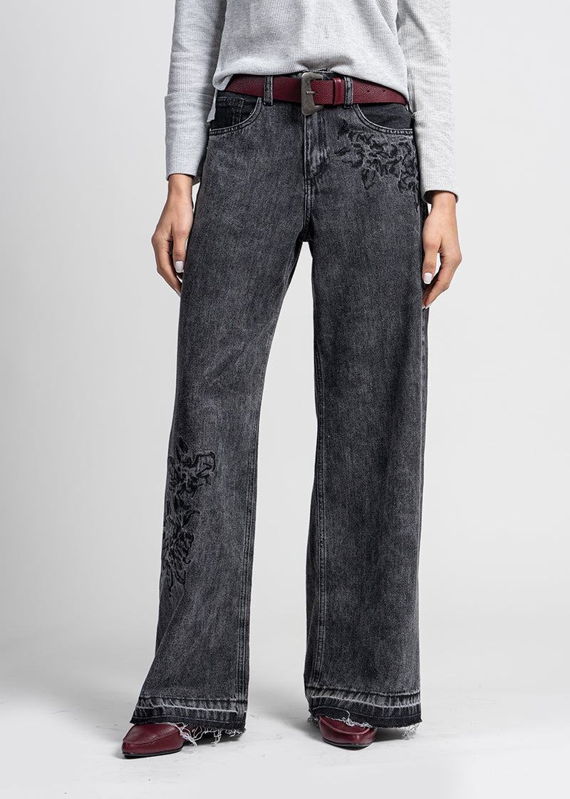 JEANS WIDE LEG TIRO ALTO JOSEFA B marengo