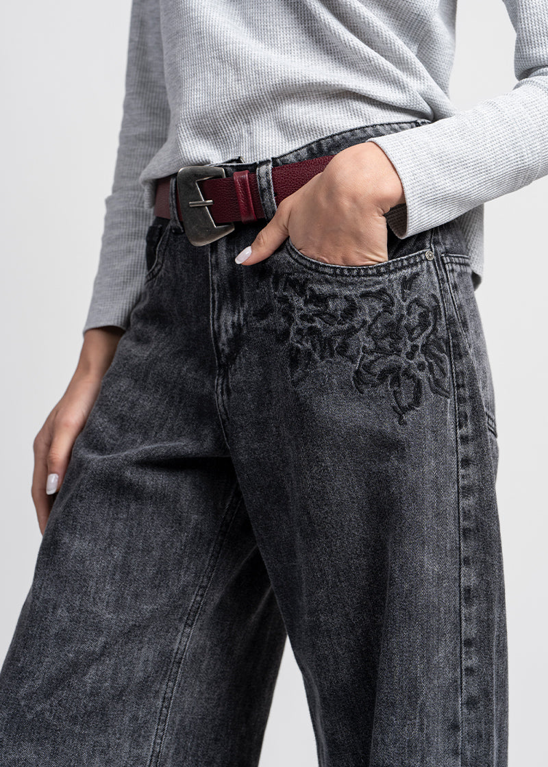 JEANS WIDE LEG TIRO ALTO JOSEFA B marengo