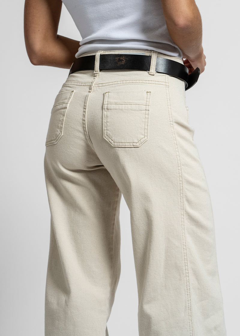 JEANS PALAZZO TIRO MEDIO ANNA crudo