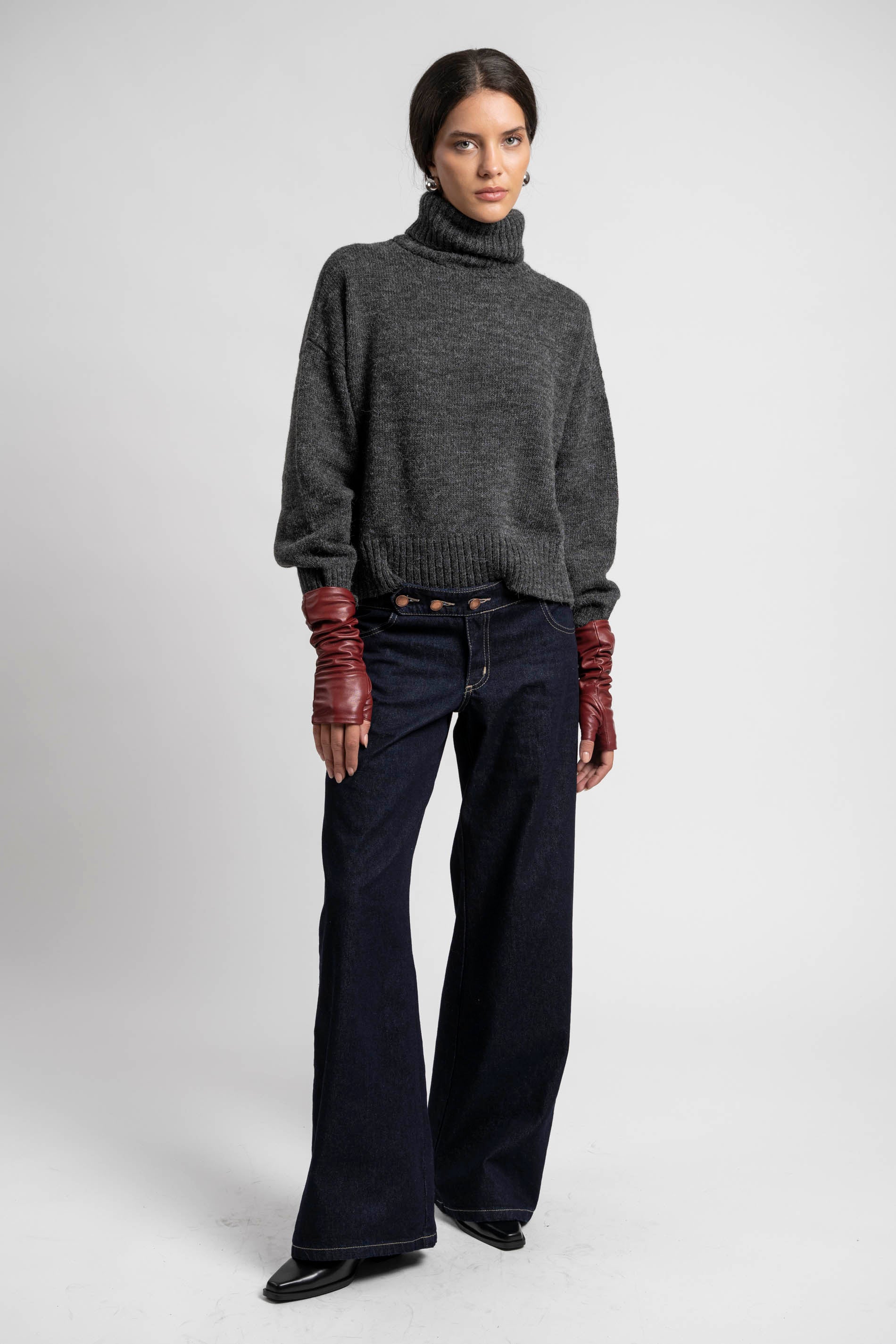 JEANS WIDE LEG TIRO BAJO LUCIANA azul R