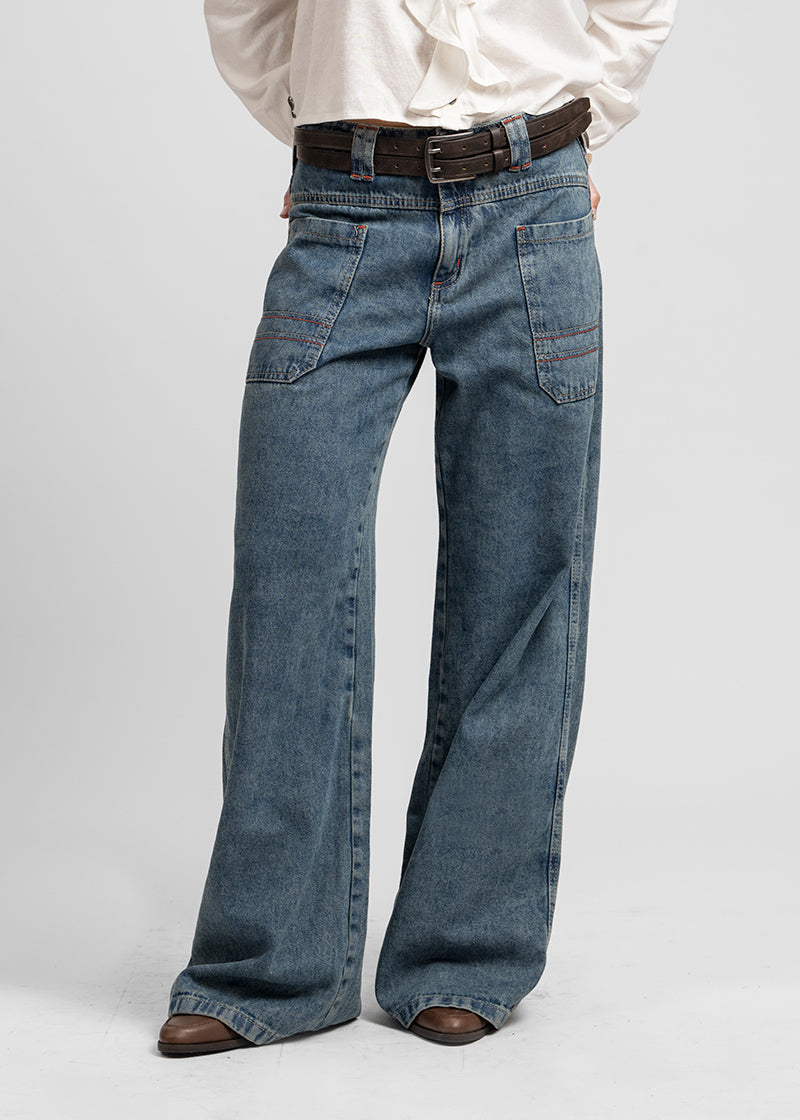 JEANS TALI Wide Leg celeste