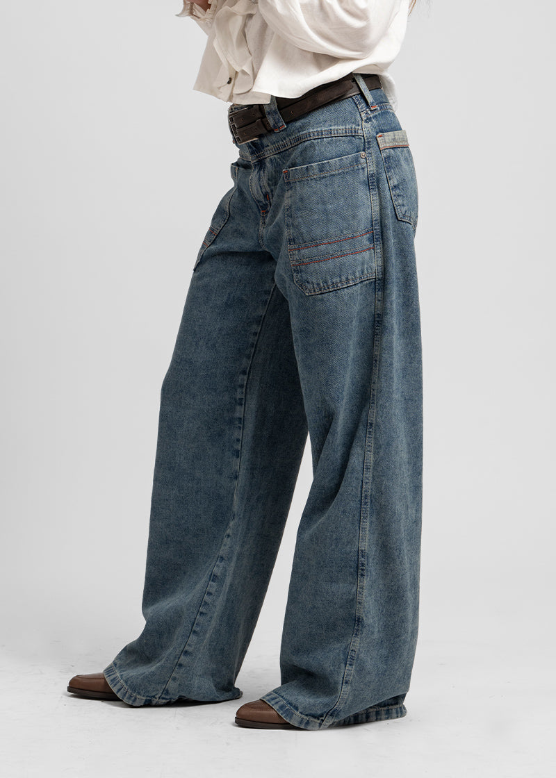 JEANS TALI Wide Leg celeste