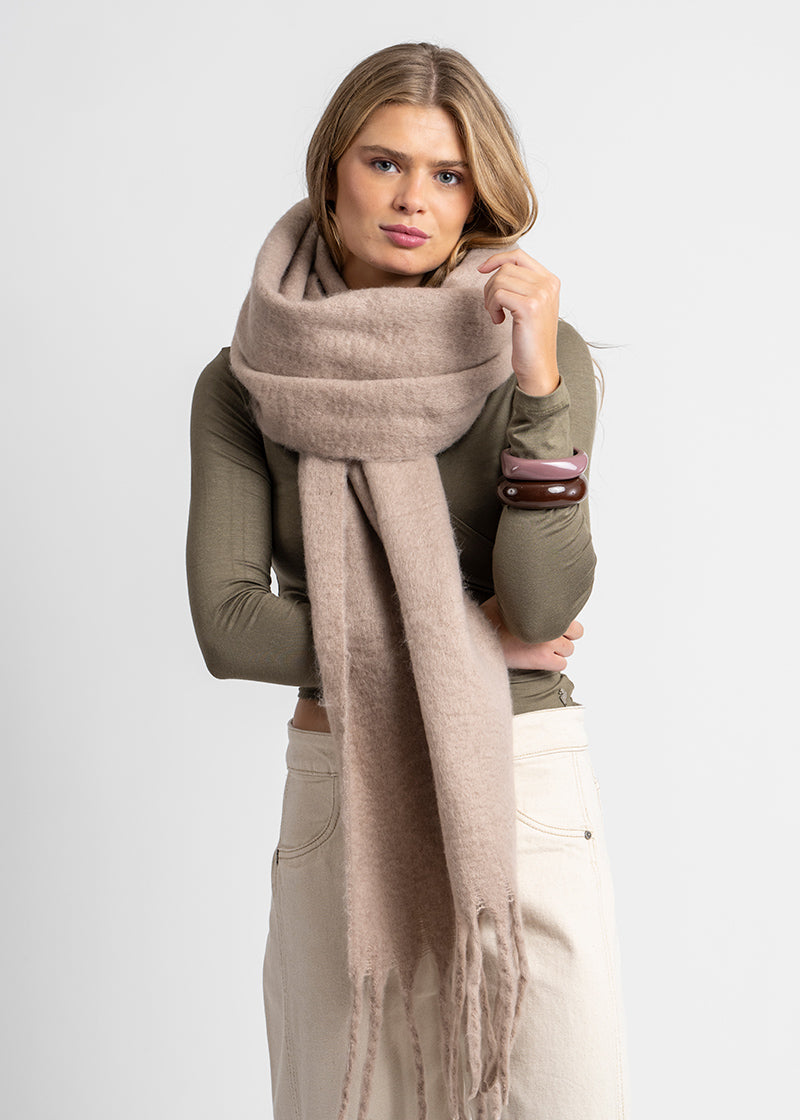 MAXI BUFANDA beige