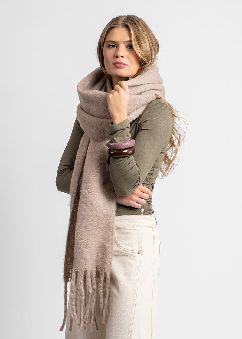 MAXI BUFANDA beige