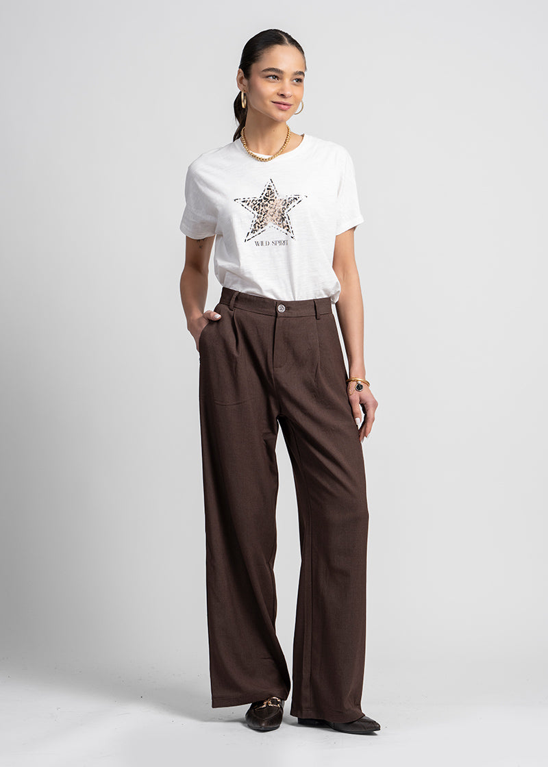 PANTALÓN ÁNGELES café 2