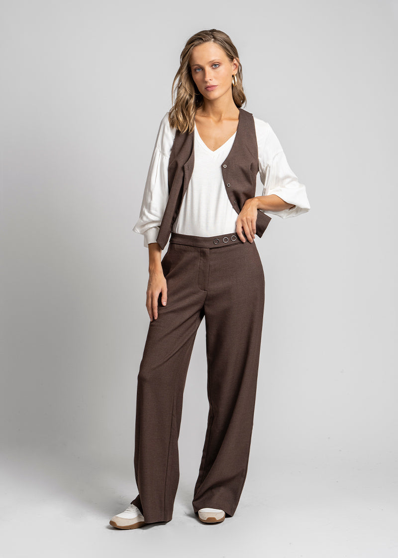 PANTALÓN SOFÍA café